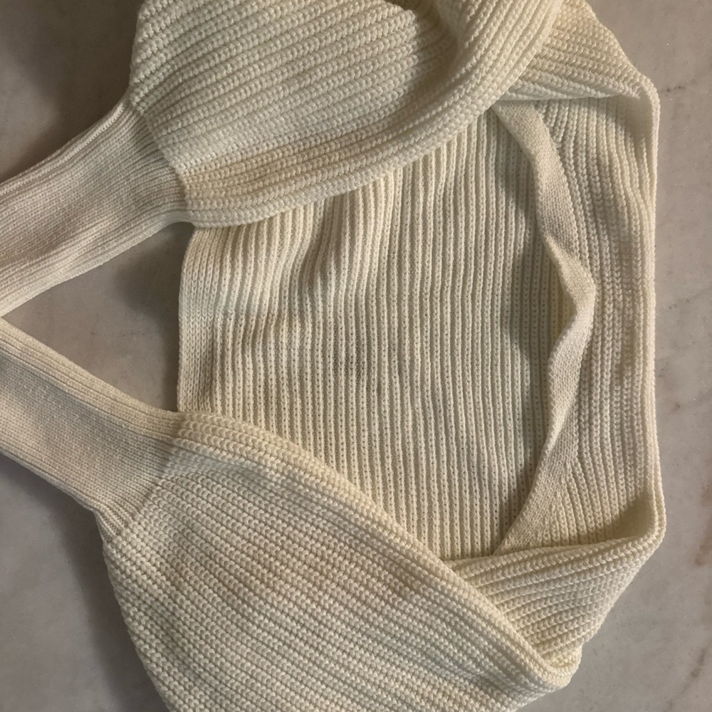 Elegant Cream Women's Sweater